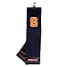 Team Golf NCAA Syracuse Orange Embroidered Golf Towel Embroidered Golf Towel, Checkered Scrubber Design, Embroidered Logo