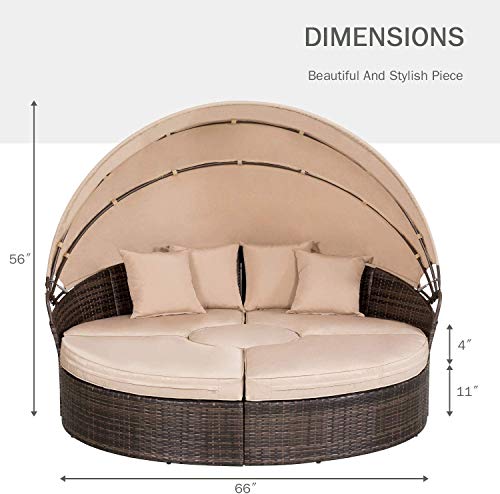 Round Sofa Bed w/Canopy - Image 5