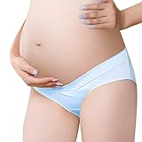 Etosell Pregnant Women Lingerie Cotton Knickers Solid Seamless Stretch Briefs