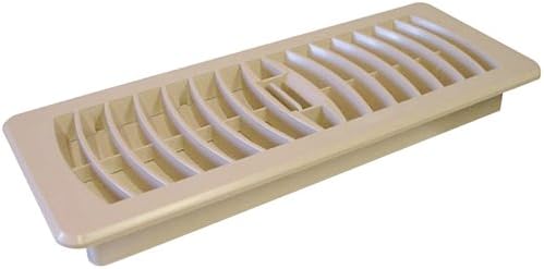 Deflecto Rf41228 Floor Register Air Deflector Taupe Brown 4 Inch X 12 Inch