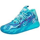 didopery Men's Lace Up High Top Basketball Shoes Chinese Style Breathable Non Slip Outdoor Sneakers Cushioning Workout Shoes for Fitness Training Athletic