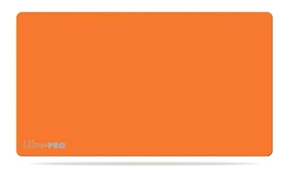 Solid Orange Play Mat Card Game