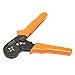 Signstek Crimper Plier HSC8 6-4 Adjusting Ratcheting Square Ferrule Wire Cable Crimper Plier Crimping Crimp Tool AWG23-10 Orange