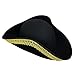 Colonel Pickles Novelties Tricorn Hat Pirate Hat- Colonial Or Revolutionary War Costume – Men Women & Youth Black