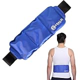 Back Gel Ice Pack Wrap for Hot & Cold Therapy: Pain Relief on Large Areas of Your Body (Torso, Shoulders, Lumbar, Etc.) | Adjustable, Flexible, Microwaveable & Reusable