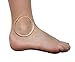 CRS Cross Ankle Gel Sleeves - Padded skate socks ankle protection (Figure skating, hockey, roller, Inline, riding, ski or equestrian tall boots) (2 Discs + 2 Gel Sleeves)