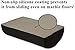 InteVision Foot Cushion with a Non-Slip, Washable Cover - Does Not Slip Even on Smooth Marble Floors- Foot Rest Cushion for Under Desk - Ergonomic Foam Footrest to Support Yout Feet at Home or Office