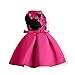 AYOMIS Flower Girl Pageant Dress Kids Party Embroidery Wedding Dresses 2-9 Years(Hot Pink,8-9Y)