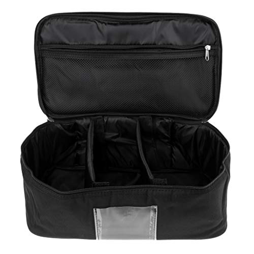 image for Prettyia Camping Spice Jar Organizer Bag Outdoor Picnic Cookware Zippe