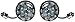 Kuryakyn 5449 Motorcycle Lighting: Bullet Style LED Rear Turn Signal Conversion Inserts, Dual Circuit for 2009-19 Harley-Davidson Motorcycles, Chrome Bezels/Smoke Lenses, 1 Pair
