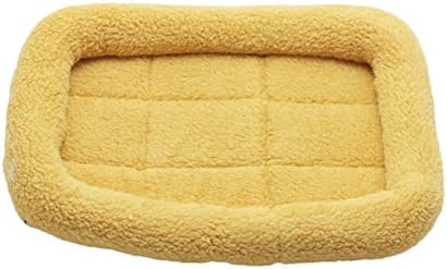 Freerun Pet Indoor Padded House Soft Warm House Bed Sleeping Cushion Pet Mat Nest for Dogs Cats - Yellow, S