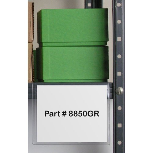 StoreSMART Bookshelf & Warehouse Tag/Label Holders 4" x 5" with