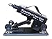 Love Sex Machine Super Automatic Pumping & Thrusting Adjustable Dildo Masturbation Handheld Shoot Gun Sweetheart J5282#D1 (Black)