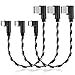 USB C Charging Cable, CIKOO 3 Pack 1Ft Short Nylon Braided USB Type C Right Angle Fast Charger Cable Data Sync for Samsung Galaxy Note 10 9 8 S8 S9 S10 Oneplus 5 6T Google Pixel 3 LG G7 G6 G5 V35 V40 primary