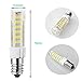 RAYHOO 3pcs E14 Base LED Light Bulbs 7W LED Light Equivalent to 60W Incandescent Bulb, E14 European Base Bulb, 75-2835-SMD LED Chipsets, Not Dimmable, 110-130V, White 6000K, 500LM