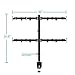 WALI Quad LCD Monitor Desk Mount Fully Adjustable Stand Fits Four Screens up to 27”, 22 lbs. Weight Capacity per Arm (M004), Blackthumb 4