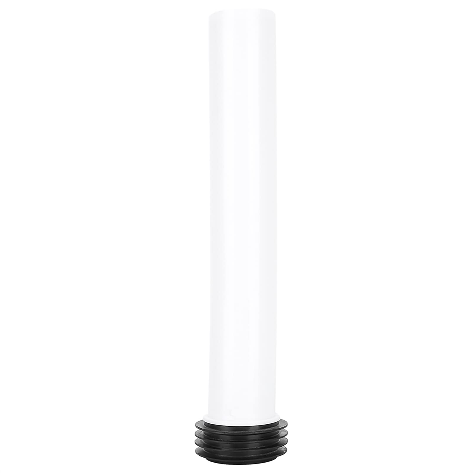 Ejoyous Concealed Toilet Water Tank Straight Flush Pipe, 280mm Length White Flushing Tube Toilet Accessory with Rubber Sealing