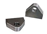 AtoZ Fabrication Pair of Flat Face Clevis Mounts (Without D-Rings)