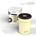 Bonke Snack Container - Leak Proof - BPA Free Plastic - 12 Oz Food jar - Perfect Baby, Girls, Boys, Kids lunch container - Fruits, Food storage containers - 1 Year Guarantee, Brown
