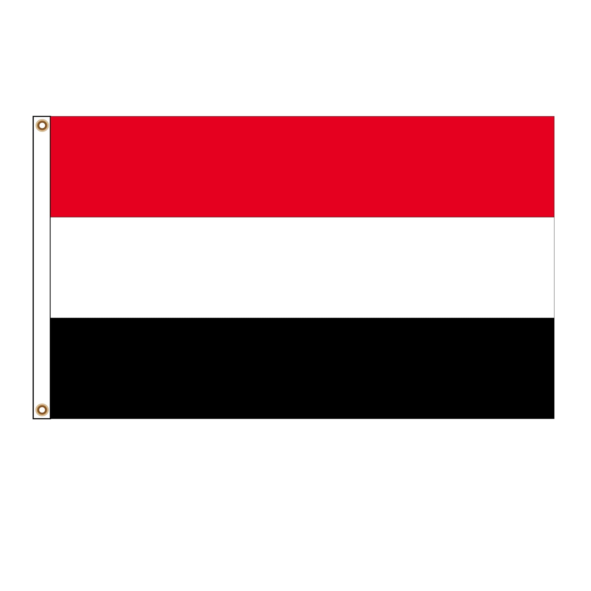 PinkDisplay Aisa flag (Yemen)3x5ft(90x150cm) eyelets and double stitches