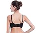 Multitrust Women Comfy Seamless Nursing Bra Bralette Push Up Maternity Breastfeeding Bras (Black, L)