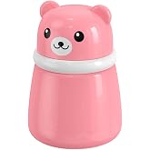 CoaGu Compact Powder Case - Includes Powder Puff - Ideal for Body Dusting - Perfect for Baby &amp; Mom Use - Pink Color