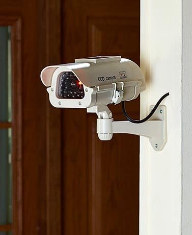 Security Solar Lights Outdoors Dummy Camera with Lights Sensor