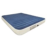 SoundAsleep Camping Series Air Mattress with Eco-Friendly PVC - Included Rechargeable Air Pump (Queen)