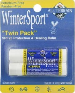 Wintersport Spf 25 Lip Balm Twin Pack Indian Mint Each (608503041102)