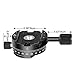 Neewer Panoramic Tripod Head, 360 Degree Bottom Rotation Aluminum Alloy Pan Head with Panorama Scale and QR Plate, Bubble Level for Tripod Monopod Slider DSLR Cameras, Max Load Up to 10 Kilograms
