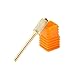 Makartt Professional Carbide Nail Drill Bit Electric Nail File Art Tools 3 32 Coarse Dome Round Gold