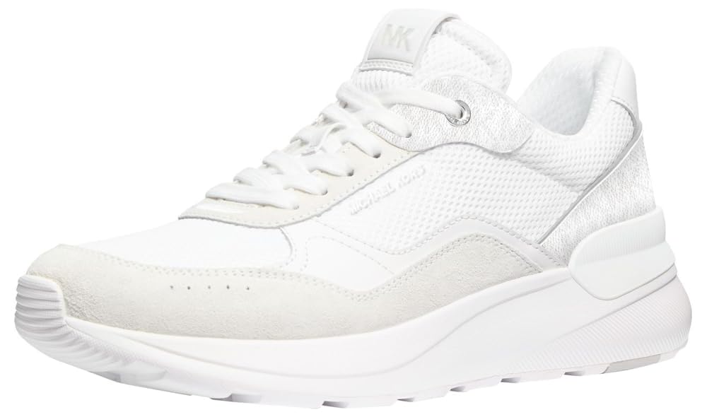 Michael Kors Men’s Trevor Trainer, Bright White, 12