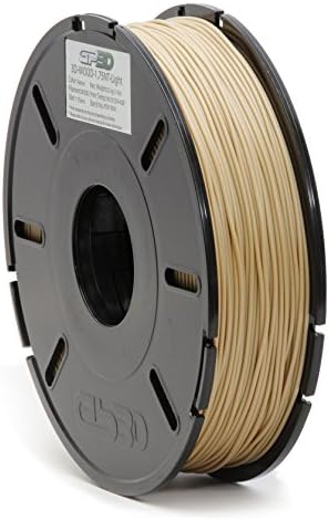 GP3D Wood 3D Printer Filament Natural Light Color - .5KG 1.75mm 1lb. Compatible With 3D Printers Reprap, Makerbot Replicator 2, Makergear M2 and up, Afinia, Solidoodle 2, Printrbot