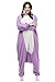 OLadydress Unisex Unicorn Costumes Pyjamas, Adult Women Men Animal Cosplay Onesie Purple Small