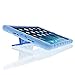 Apple iPad Air Hideaway with Stand Light blue Gumdrop Cases Silicone Rugged Shock Absorbing Protective Dual Layer Cover Case