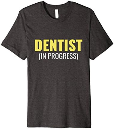 Mens Future Dentist in Progress T-Shirt Graduation Gift Large Dark Heather