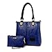 YANXI Letter Handbag Lady Fashion Shoulder Handles PU Leather Tote Bag With Zipper Women Bag Set