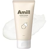 Amill Super Grain Foam Cleansing (100ml/3.39fl.oz) – Gentle Facial Cleanser with Multi-Grain Extracts for Soft & Hydrated Skin