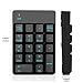 Jelly Comb 2.4G Number Pad, 18 Keys Wireless Silent Numeric Keypad with Mini USB Receiver, for Laptop/Notebook, Compatible with Windows System