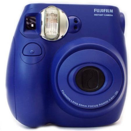 Fujifilm instax mini 7s instant camera - blue/indigo