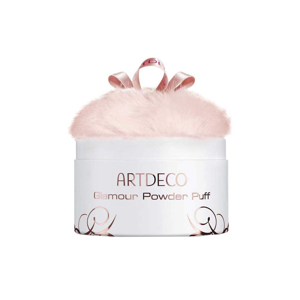 ARTDECO Glamour Powder Puff, Powder Puff with Shimmering Glitter Powder, 1 x 10 g