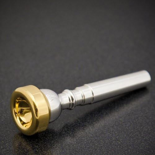Genuine Bach Trumpet Mouthpiece 3E 24K Gold Rim & Cup Stock 27 Throat