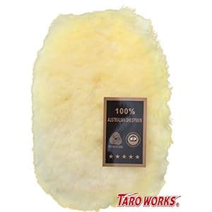 TARO WORKS 洗車 グローブ ムートン 手洗い ウォッシュミット 洗車傷防止 スポンジ