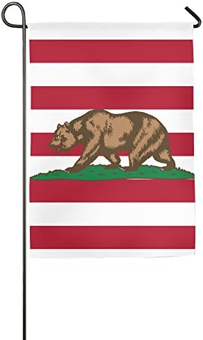 Flag Of California Bear Polyester Home Garden Flag 1827inch