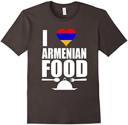 Mens Storecastle: I Love Armenian Food Funny Cuisine Gift T-Shirt Medium Asphalt