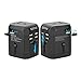 Universal Travel Power Adapter - EPICKA All in One AC Plug Adapter for USA EU UK AUS Including Quad 3.5A Smart Power USB Charging Port (4X USB)