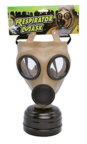 Gas Mask Prop, Realistic, Wartime Fancy Dress Accessory by Bristol Novelties