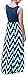 LIYOHON Women's Summer Maxi Dress Boho Loose Striped Floral Printed Casual Sleeveless Party Tank Long Dresses (YH-Navy, XX-Large)