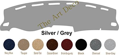 The ArtDeco Custom Made Carpet Dash Cover Fits for Honda Odyssey Dash Board Cover Mat Pad Fits 2011-2017 (Silver/Grey)