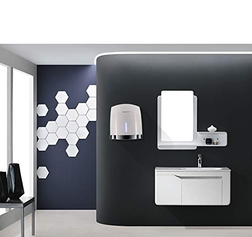 interhasa! Premium Quality High Speed 1800W Automatic Electric Commercial Hand Dryer (2 pack-110V) Color:White